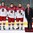 LUCERNE, SWITZERLAND - APRIL 23: The Czech Republic's Pavel Zacha #13, David Kase #22 and Michael Spacek #15 were named the Top Three Players for their team following a 7-2 quarterfinal round loss to the U.S. at the 2015 IIHF Ice Hockey U18 World Championship. (Photo by Matt Zambonin/HHOF-IIHF Images)

